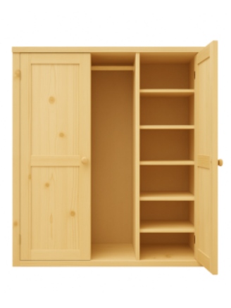 Wardrobe – 2 Door Hang and Pack